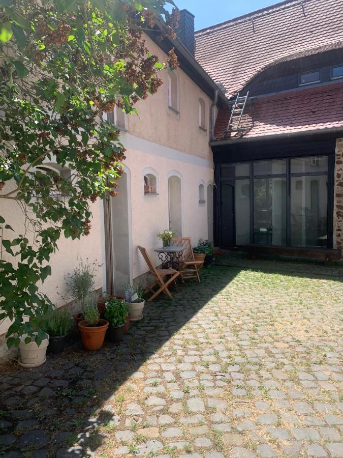Studio Auf Denkmalgeschuetztem Dreiseithof In Hoefgen Bei Grimma Hofgen  Exteriér fotografie